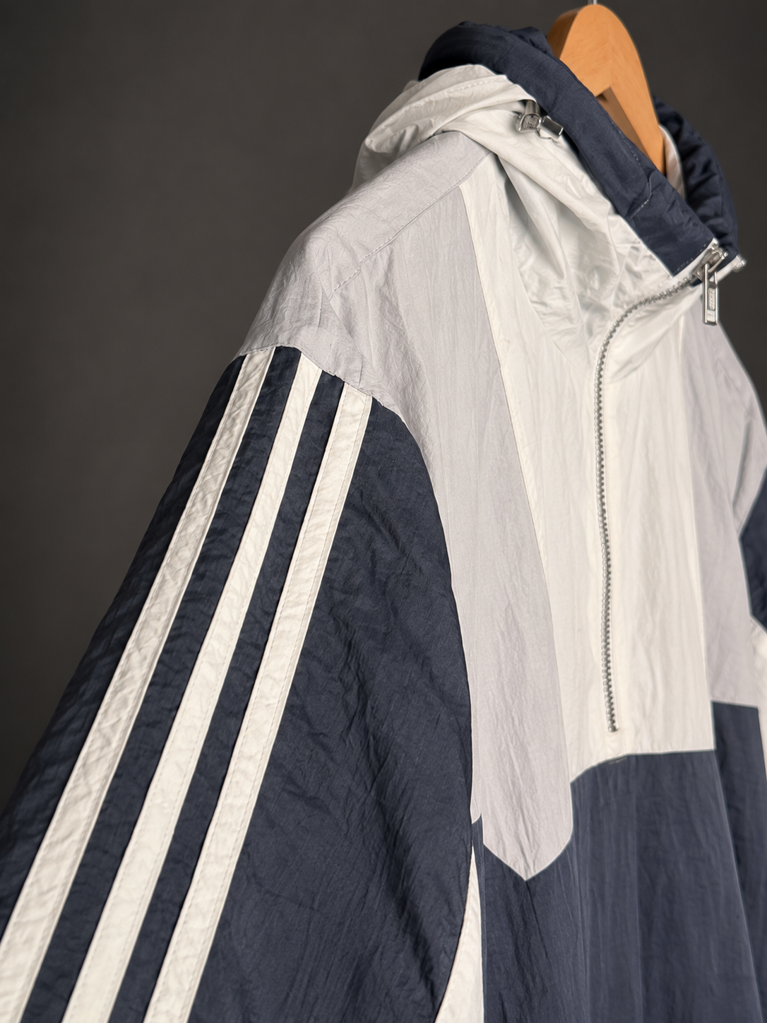 Palace x adidas Track Anorak – White / Grey M