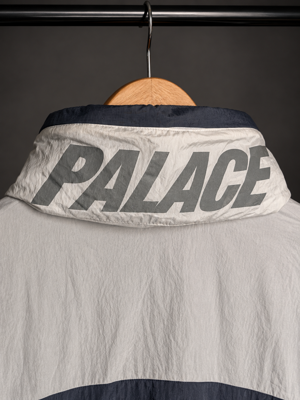 Palace x adidas Track Anorak – White / Grey M