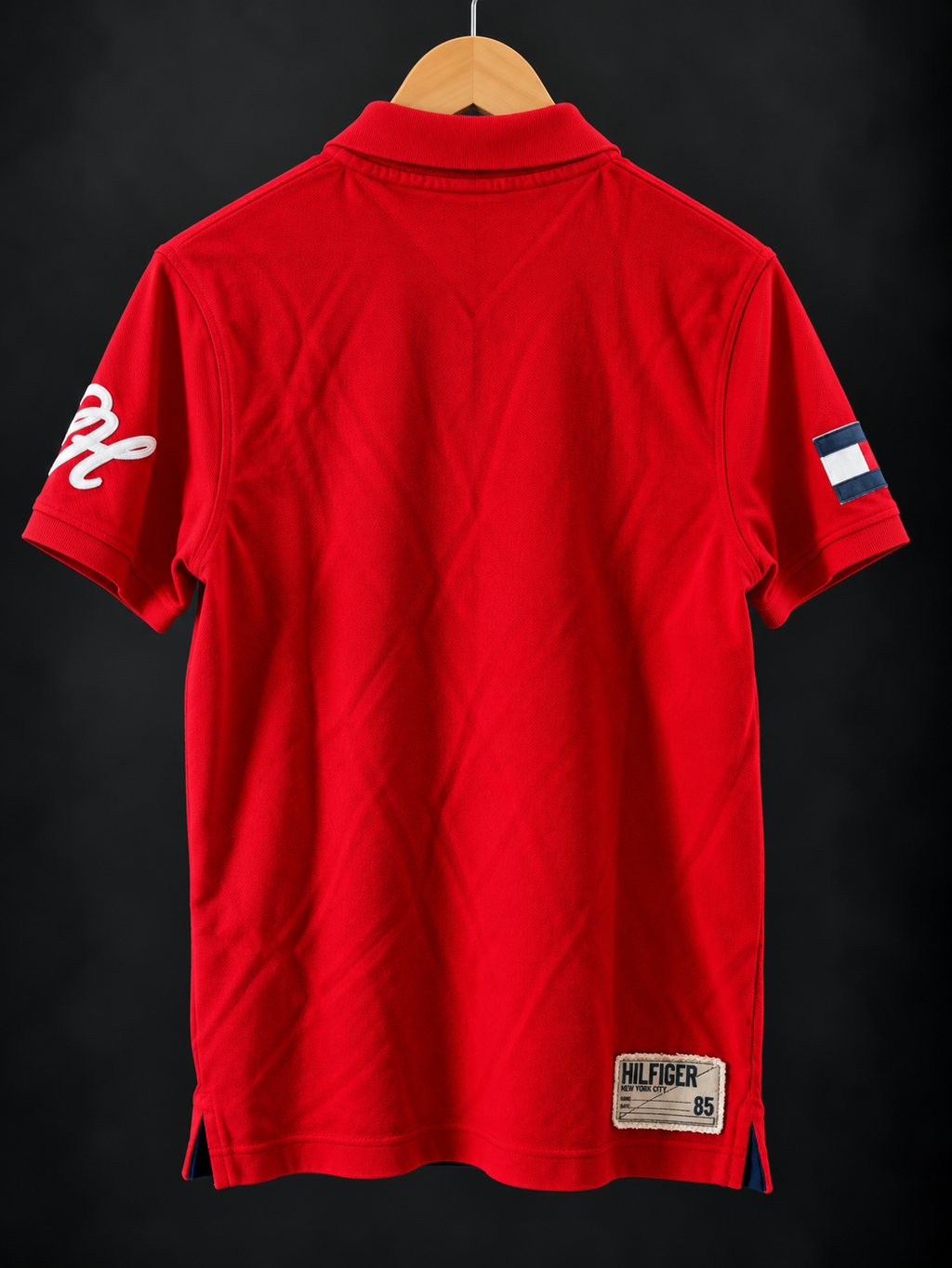 Tommy Hilfiger New York Red Polo Shirt – Size M