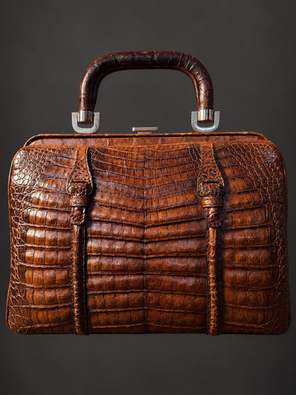 Vintage Crocodile Leather Handbag